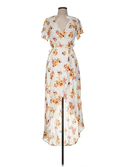 Pre-owned Altar'd State Casual Dress In White