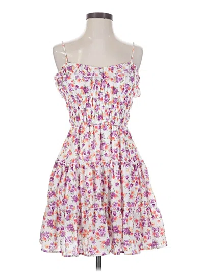 Pre-owned Altar'd State Casual Dress In White