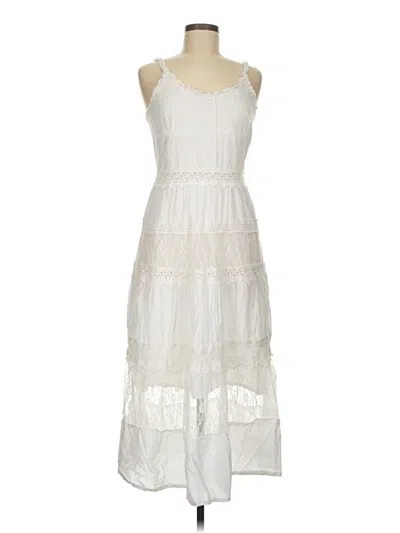 Pre-owned Altar'd State Casual Dress In White