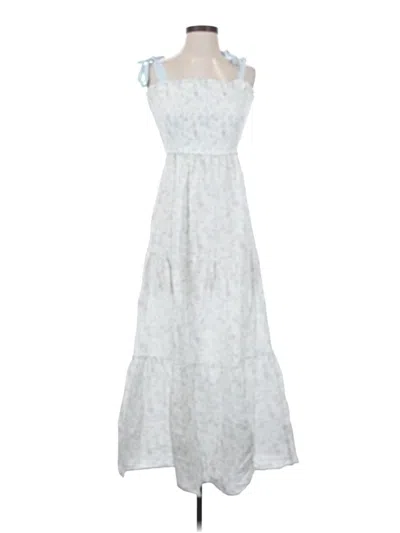 Pre-owned Altar'd State Casual Dress In White