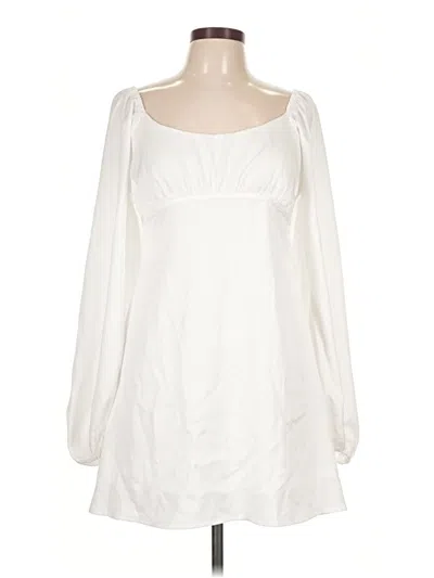 Pre-owned Altar'd State Casual Dress In White