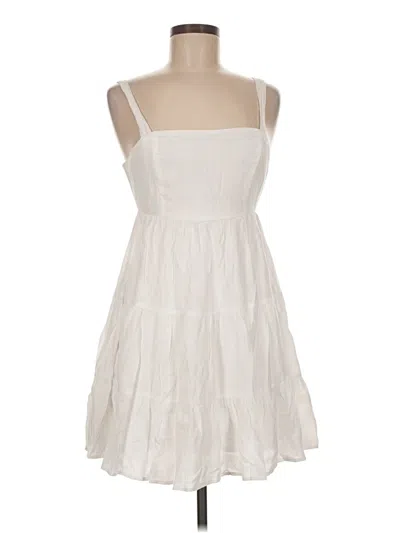 Pre-owned Altar'd State Casual Dress In White