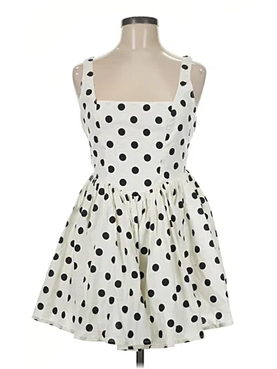 Pre-owned Altar'd State Casual Dress In White