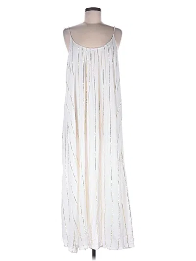 Pre-owned Altar'd State Casual Dress In White