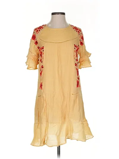 Pre-owned Altar'd State Casual Dress In Yellow