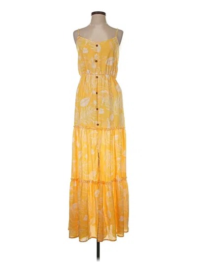 Pre-owned Altar'd State Casual Dress In Yellow