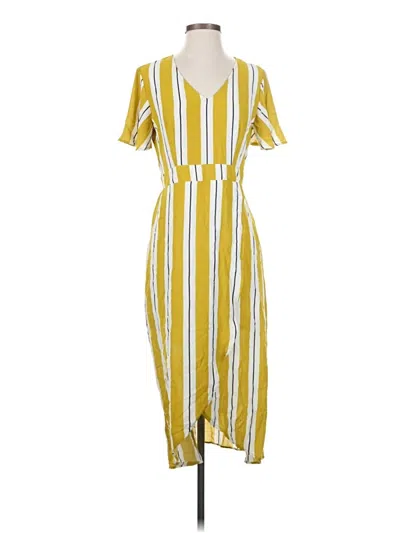 Pre-owned Altar'd State Casual Dress In Yellow