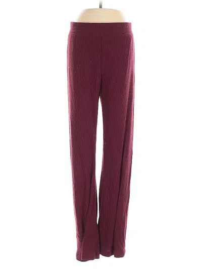 Pre-owned Altar'd State Casual Pants In Burgundy