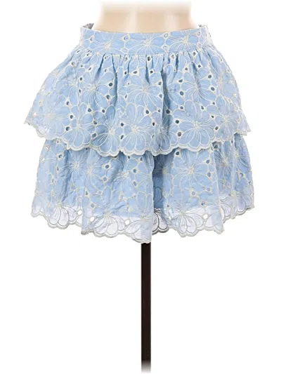 Pre-owned Altar'd State Casual Skirt In Blue