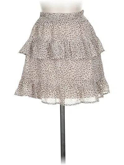 Pre-owned Altar'd State Casual Skirt In Brown