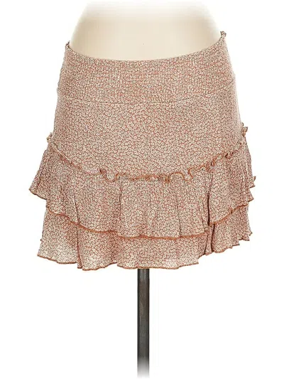 Pre-owned Altar'd State Casual Skirt In Brown