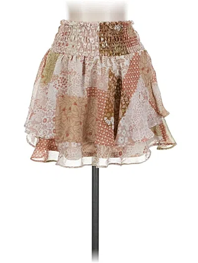 Pre-owned Altar'd State Casual Skirt In Brown