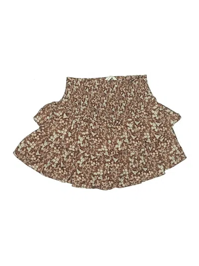 Pre-owned Altar'd State Casual Skirt In Brown