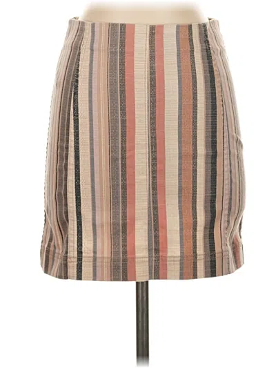 Pre-owned Altar'd State Casual Skirt In Brown
