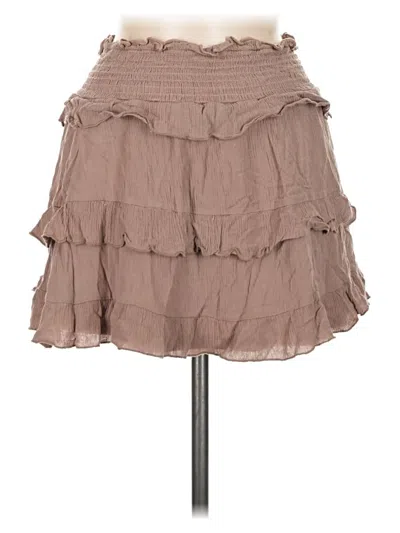 Pre-owned Altar'd State Casual Skirt In Brown