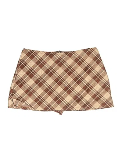 Pre-owned Altar'd State Casual Skirt In Brown