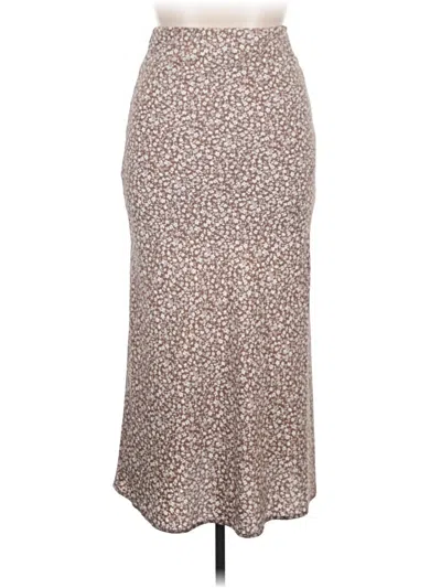 Pre-owned Altar'd State Casual Skirt In Brown