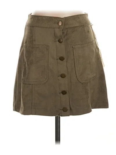 Pre-owned Altar'd State Casual Skirt In Brown