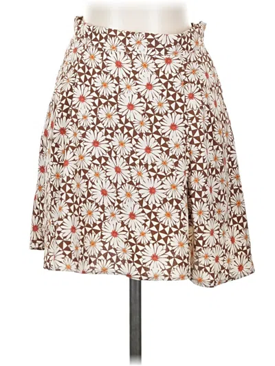 Pre-owned Altar'd State Casual Skirt In Brown