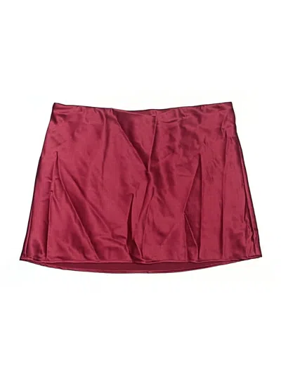 Altar'd State Casual Skirt In Burgundy