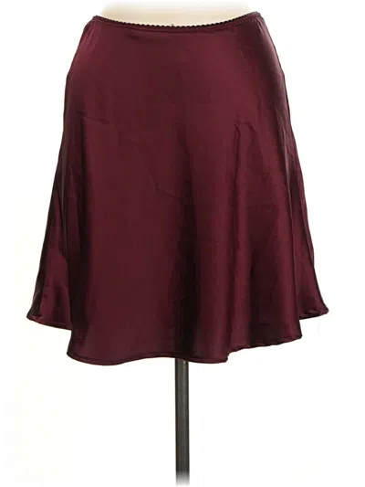 Pre-owned Altar'd State Casual Skirt In Burgundy