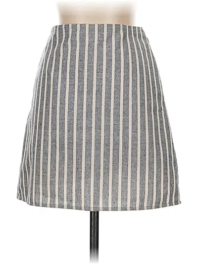 Pre-owned Altar'd State Casual Skirt In Gray