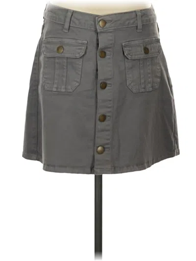 Pre-owned Altar'd State Casual Skirt In Gray
