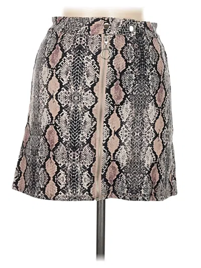 Pre-owned Altar'd State Casual Skirt In Gray