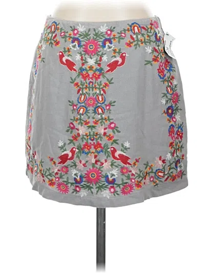 Pre-owned Altar'd State Casual Skirt In Gray