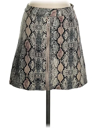 Pre-owned Altar'd State Casual Skirt In Gray