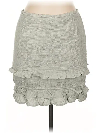 Pre-owned Altar'd State Casual Skirt In Gray