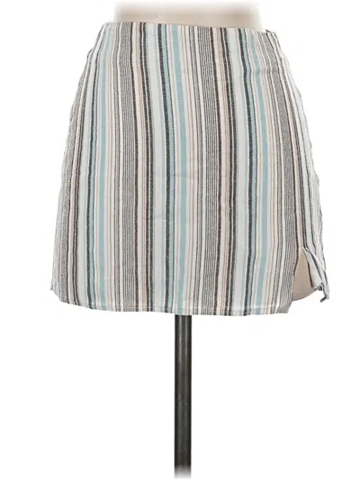 Pre-owned Altar'd State Casual Skirt In Gray