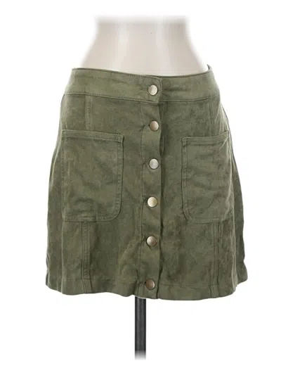 Pre-owned Altar'd State Casual Skirt In Green