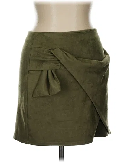 Pre-owned Altar'd State Casual Skirt In Green