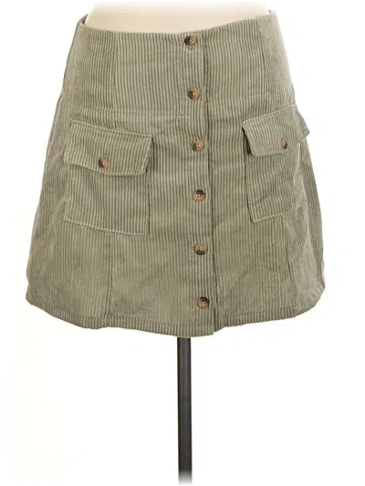 Pre-owned Altar'd State Casual Skirt In Green