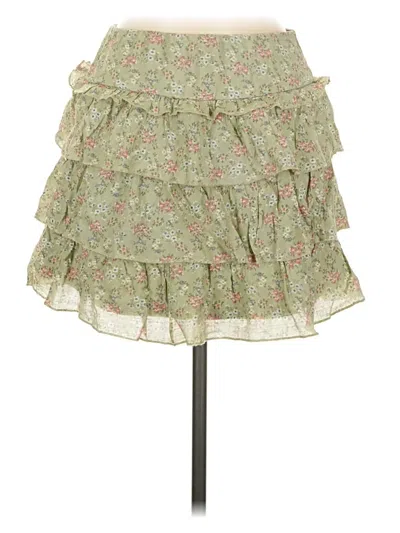Pre-owned Altar'd State Casual Skirt In Green