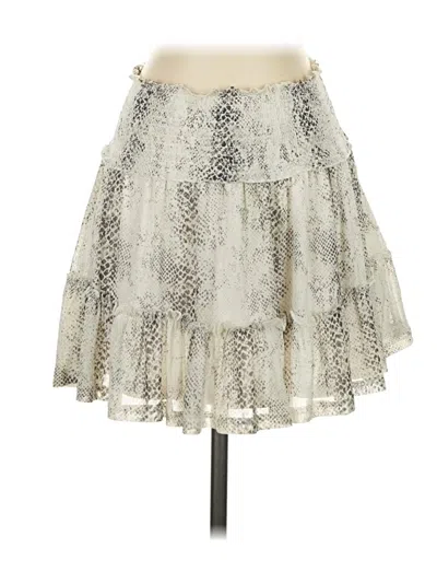 Pre-owned Altar'd State Casual Skirt In Ivory