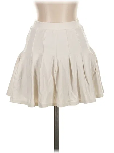Pre-owned Altar'd State Casual Skirt In Ivory