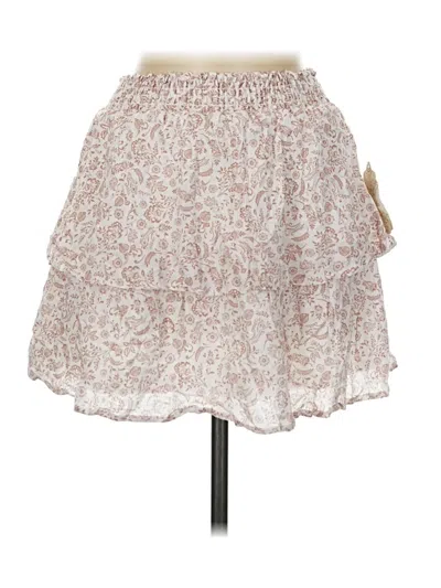Pre-owned Altar'd State Casual Skirt In Ivory