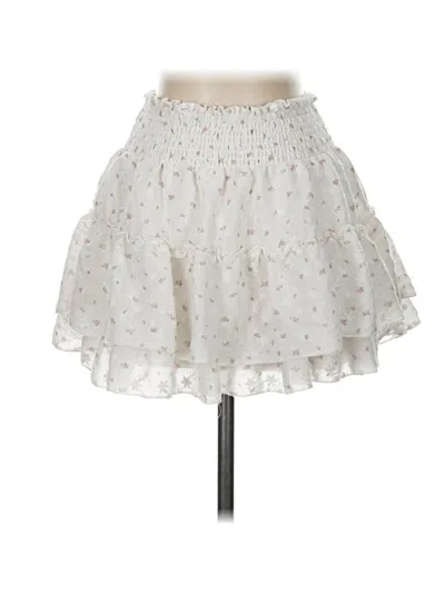Pre-owned Altar'd State Casual Skirt In Ivory