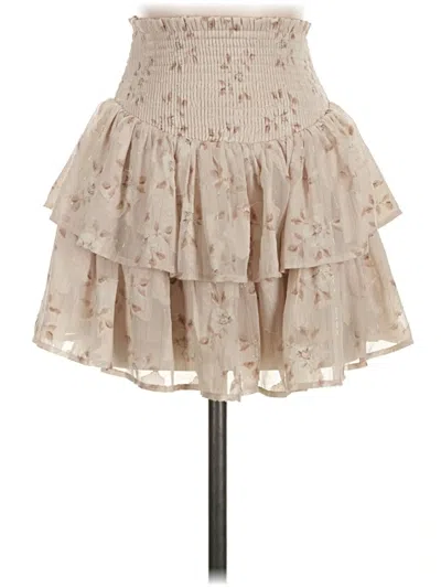 Pre-owned Altar'd State Casual Skirt In Ivory