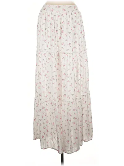 Pre-owned Altar'd State Casual Skirt In Ivory