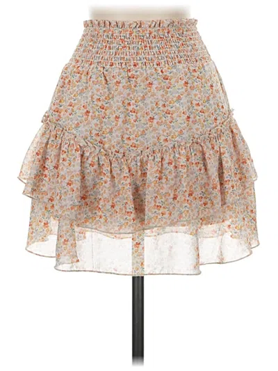 Pre-owned Altar'd State Casual Skirt In Ivory