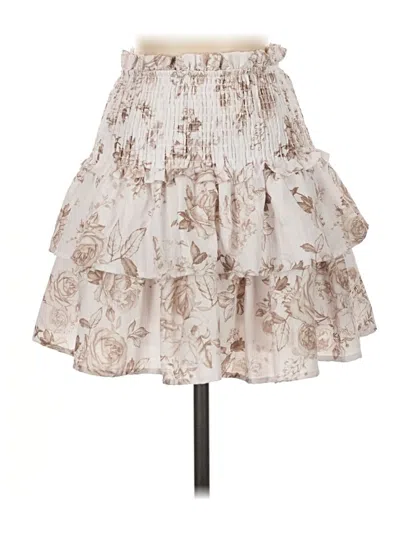 Pre-owned Altar'd State Casual Skirt In Ivory