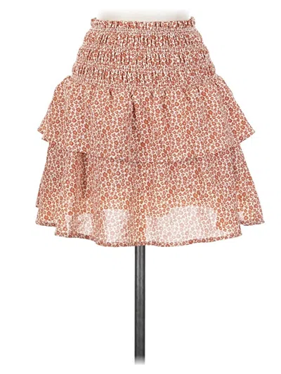 Pre-owned Altar'd State Casual Skirt In Orange