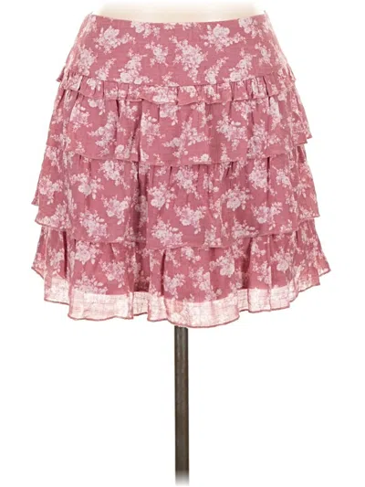 Pre-owned Altar'd State Casual Skirt In Pink