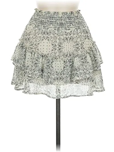 Pre-owned Altar'd State Casual Skirt In Silver