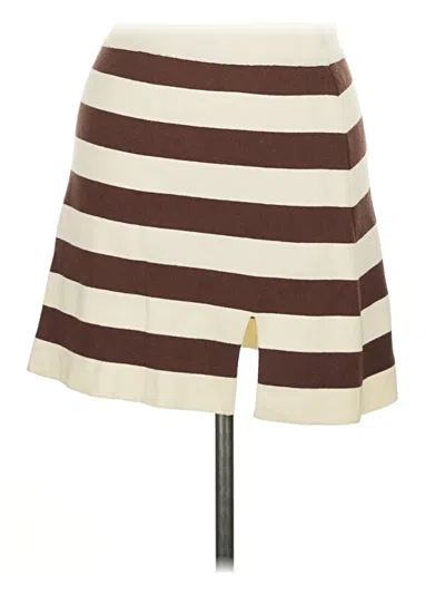 Pre-owned Altar'd State Casual Skirt In Tan