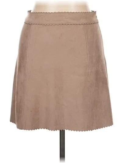 Pre-owned Altar'd State Casual Skirt In Tan