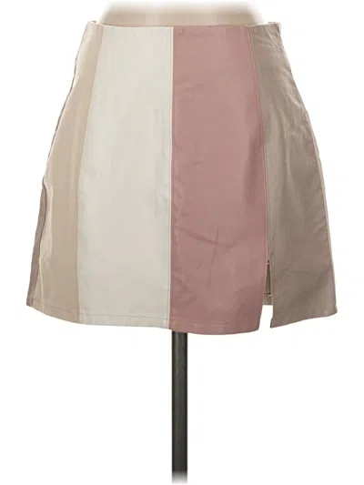 Pre-owned Altar'd State Casual Skirt In Tan